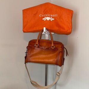 Cavalcanti Brown Leather Bag new never used